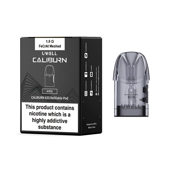 Uwell Caliburn A3S Replacement Pod 4 Pack