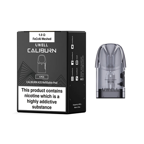 Uwell Caliburn A3S Replacement Pods 4pk