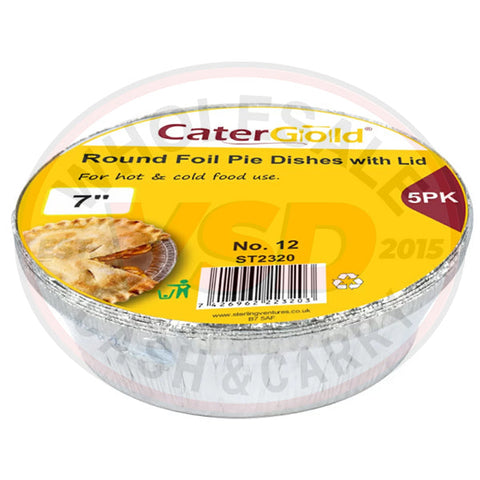 CaterGold Round Foil Pie Dishes