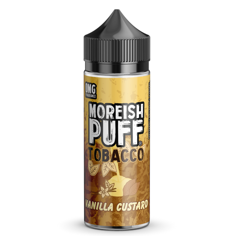 Moreish Puff Tobacco Vanilla Custard 100ml Shortfill