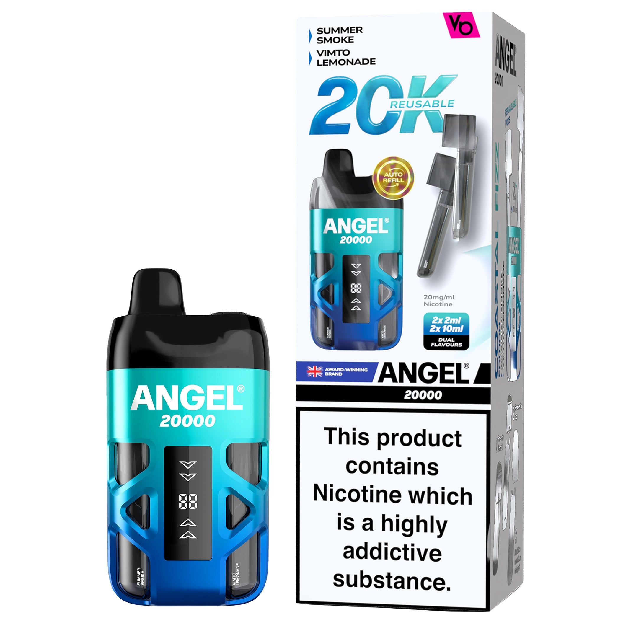Vapes Bars Angel 20K Prefilled Pod Vape Kit