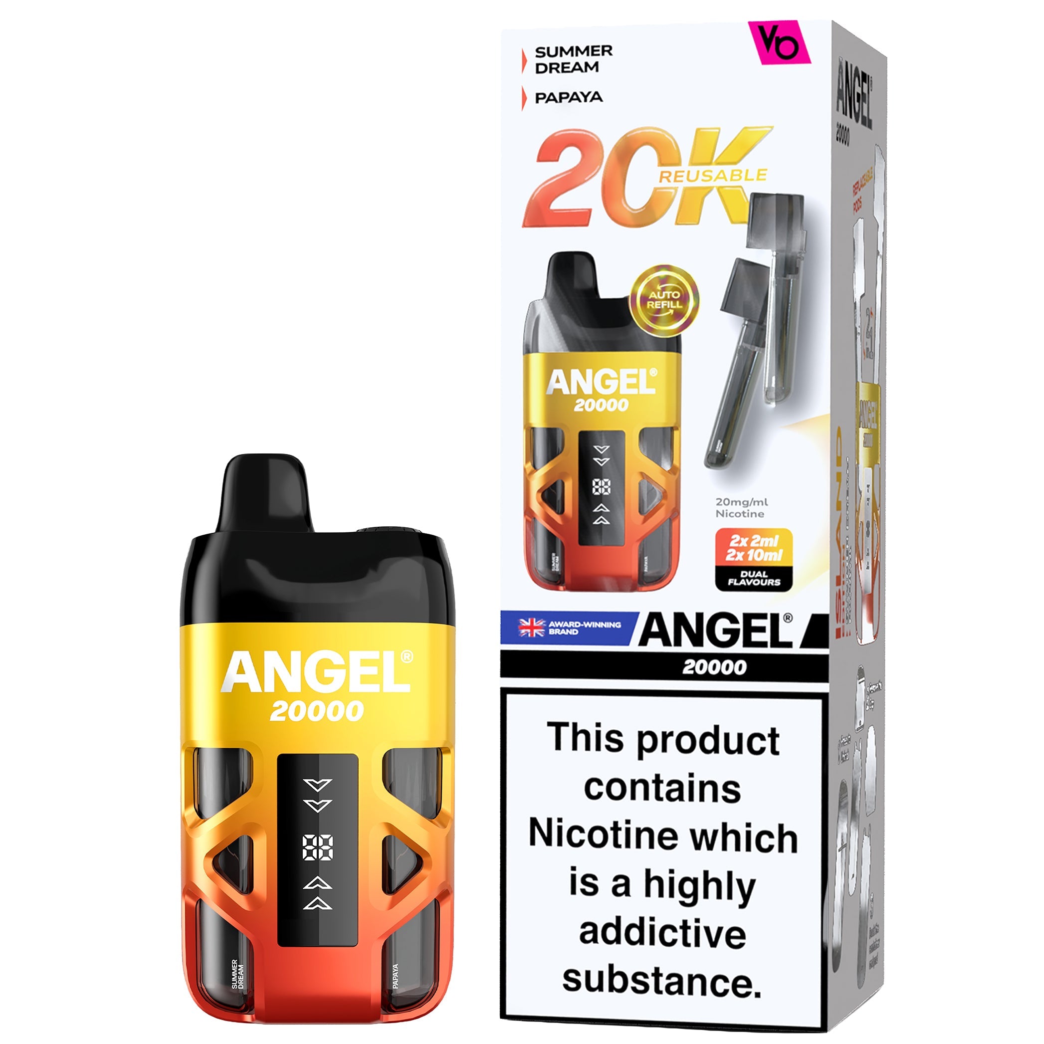 Vapes Bars Angel 20K Prefilled Pod Vape Kit