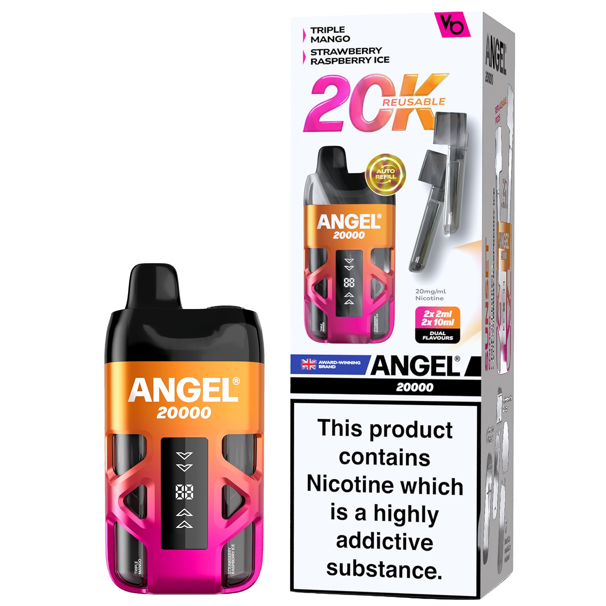 Vapes Bars Angel 20K Prefilled Pod Vape Kit