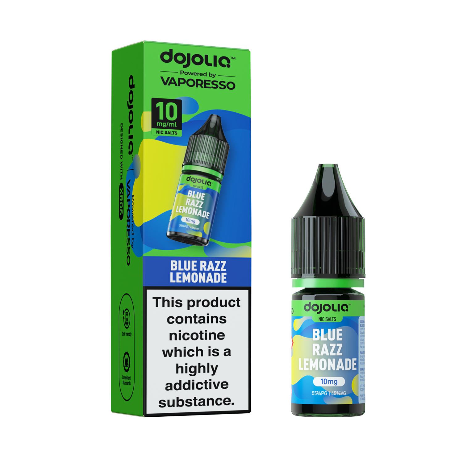 Vaporesso DojoLIQ Nic Salt 10ml (10mg) - Blue Razz Lemonade