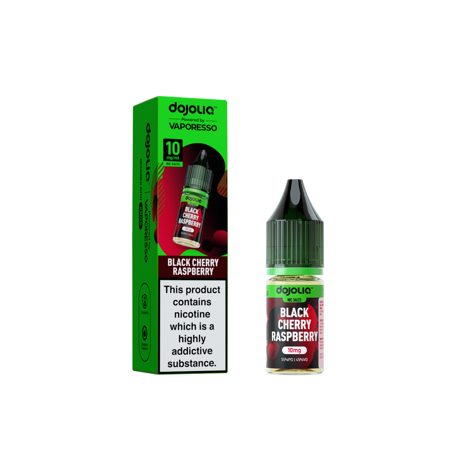 Vaporesso DojoLIQ Nic Salt 10ml (10mg) - Black Cherry Raspberry (COMING SOON)
