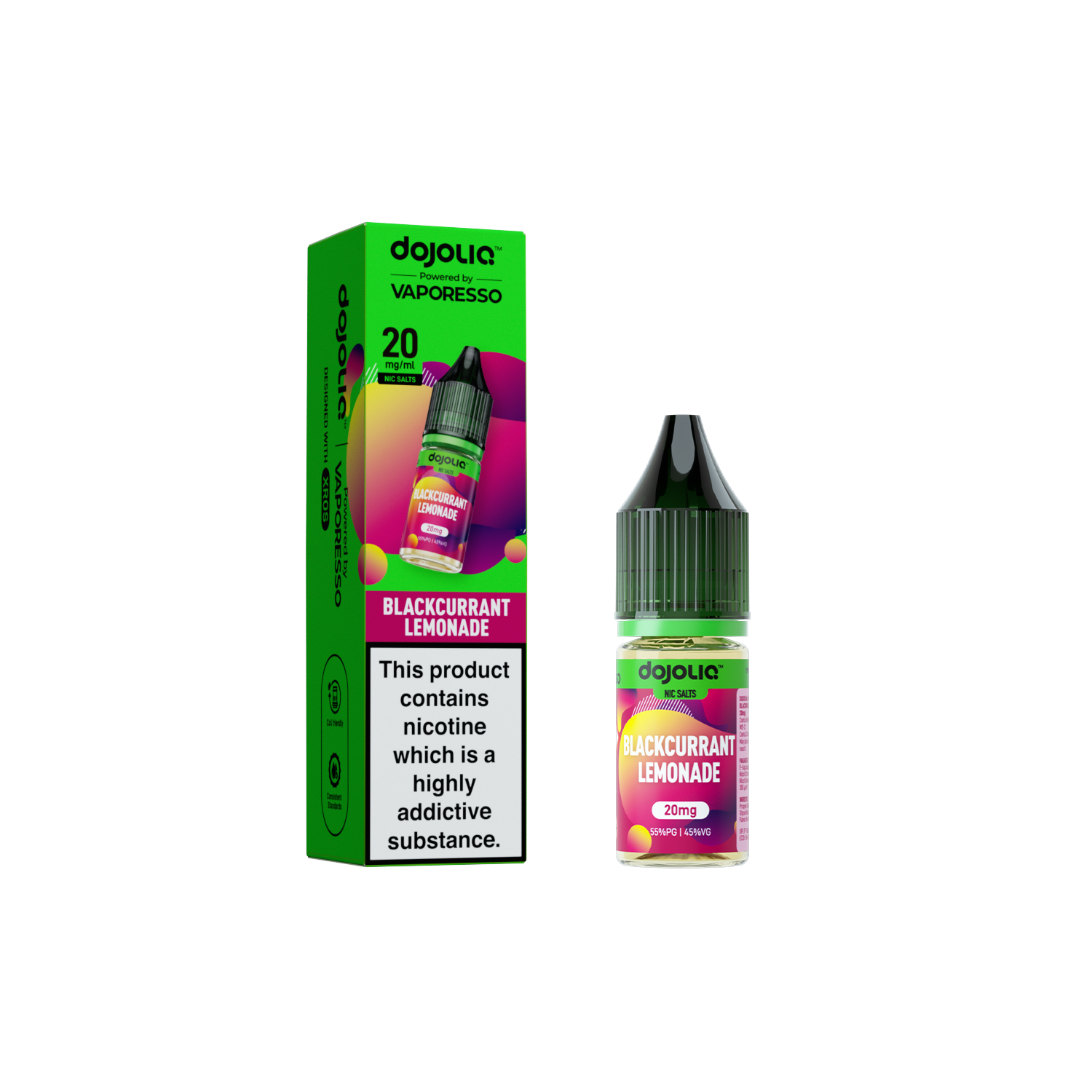 Vaporesso DojoLIQ Nic Salt 10ml (20mg) - Blackcurrant Lemonade (COMING SOON)