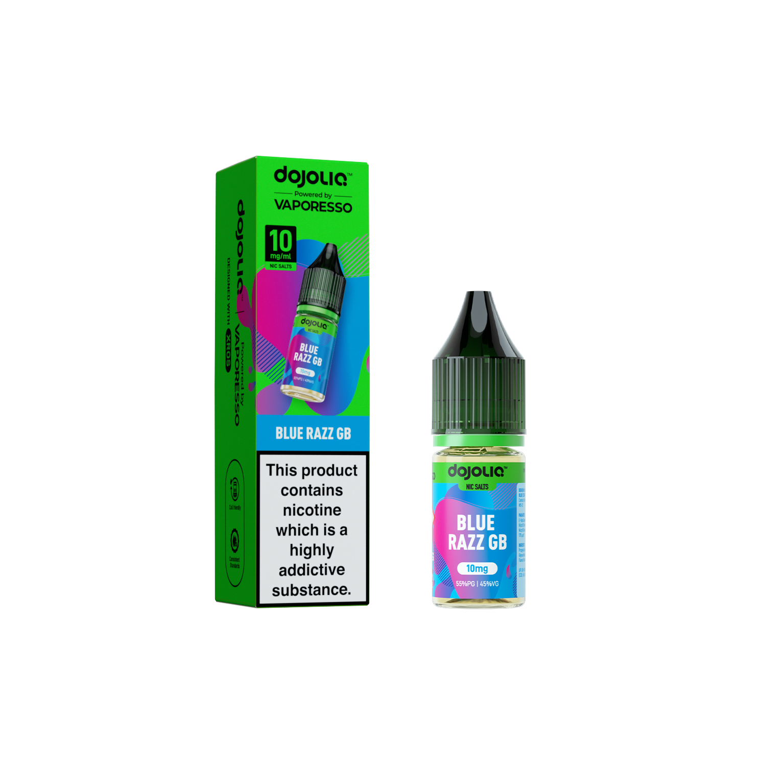 Vaporesso DojoLIQ Nic Salt 10ml (10mg) - Blue Razz GB (COMING SOON)