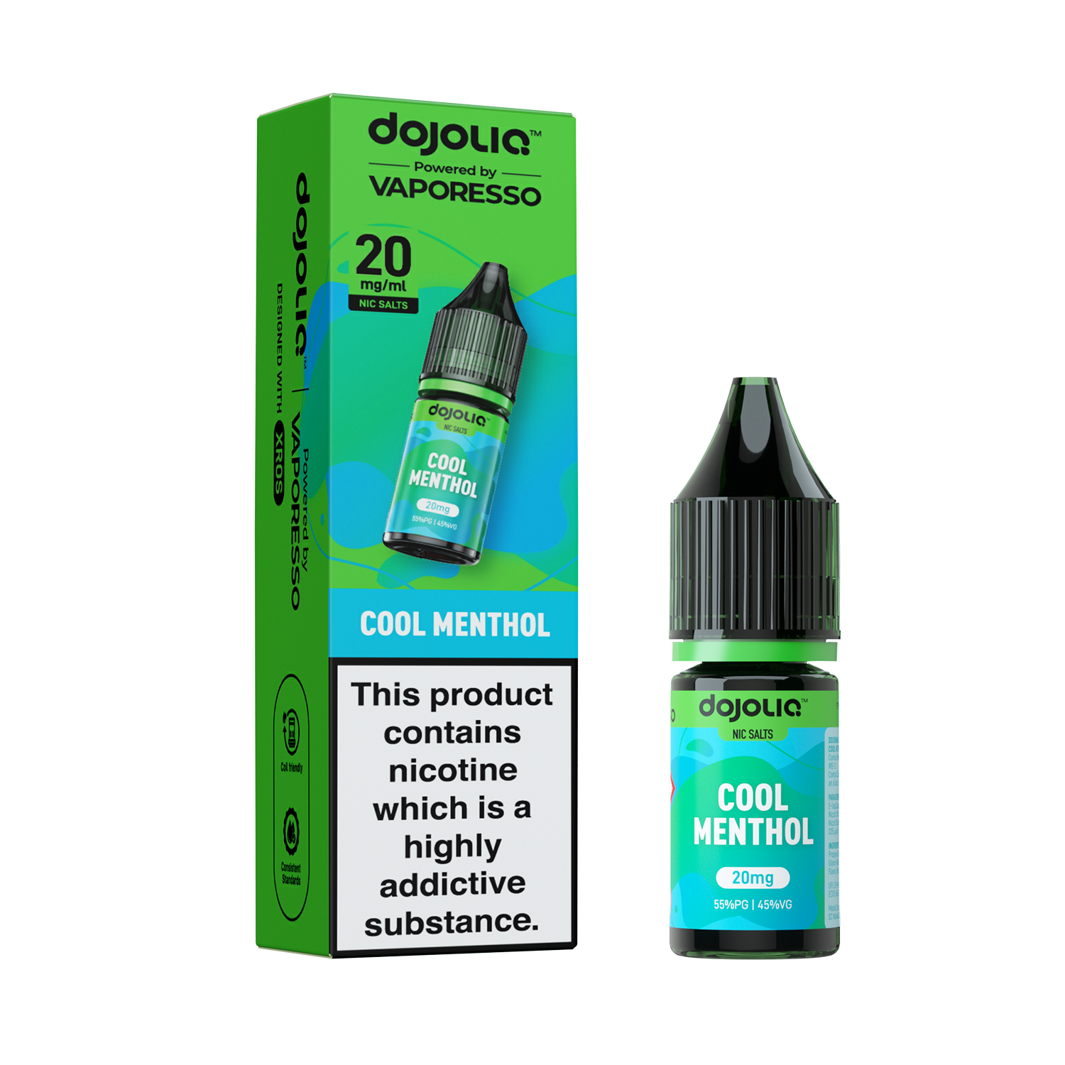 Vaporesso DojoLIQ Nic Salt 10ml (20mg) - Cool Menthol