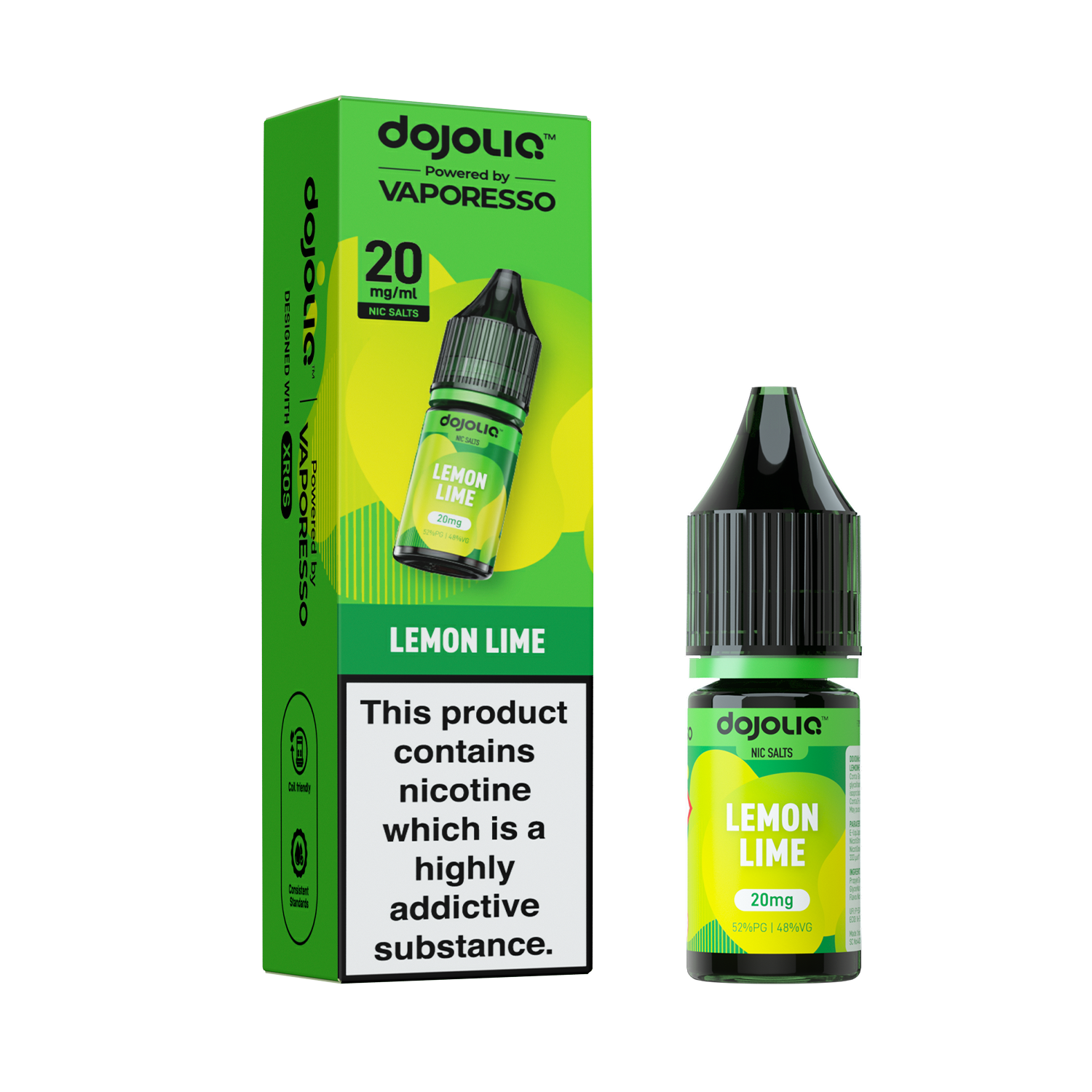 Vaporesso DojoLIQ Nic Salt 10ml (20mg) - Lemon Lime