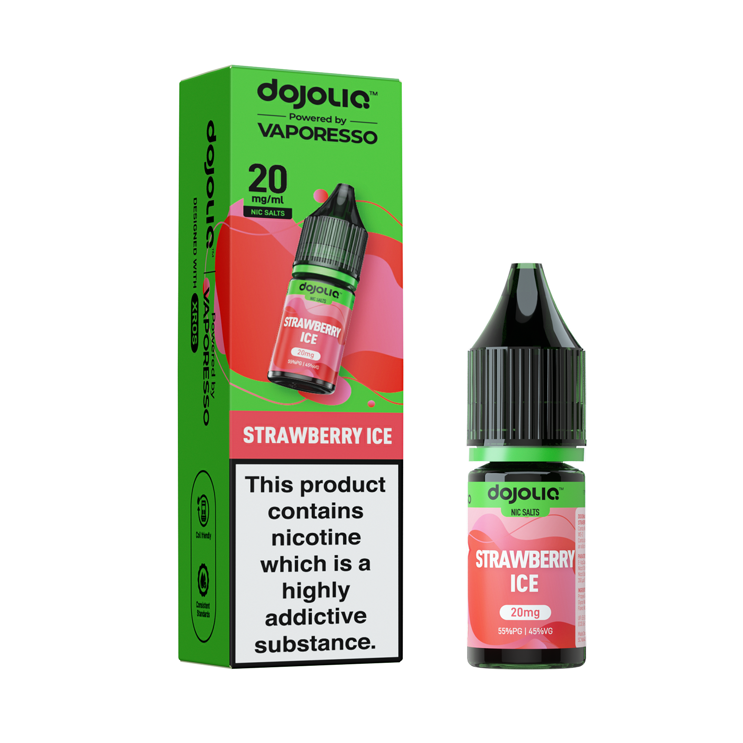 Vaporesso DojoLIQ Nic Salt 10ml (20mg) - Strawberry Ice
