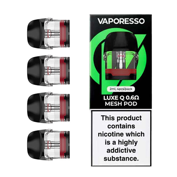Vaporesso Luxe Q Replacement Pods 4pk