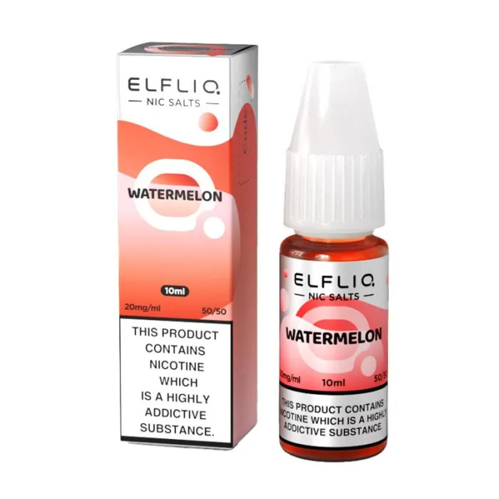 ELFLIQ Official Elf Bar Nic Salt 10ml Watermelon 10mg