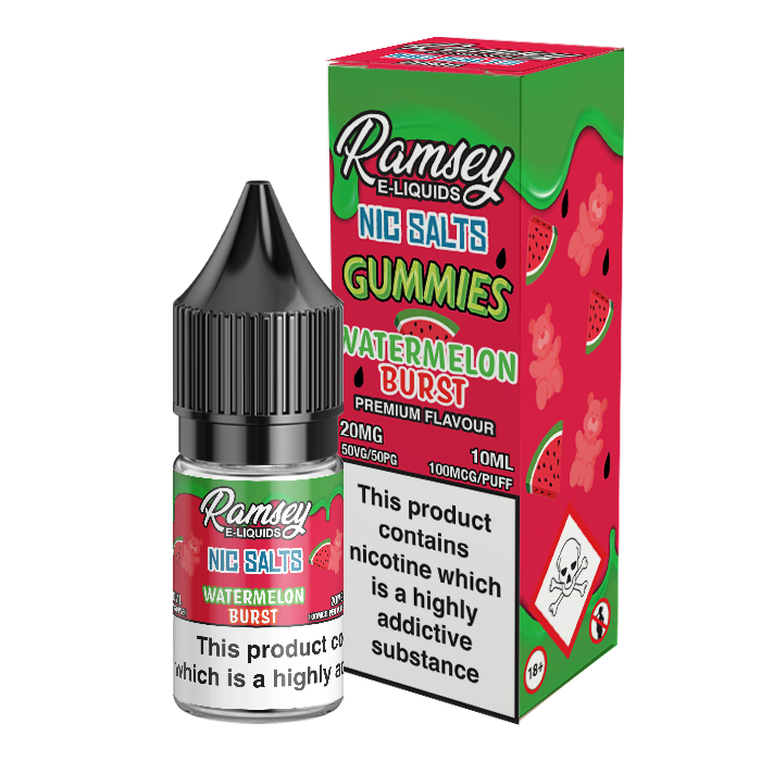 Ramsey E-Liquids Watermelon Burst 10ml Nic Salt