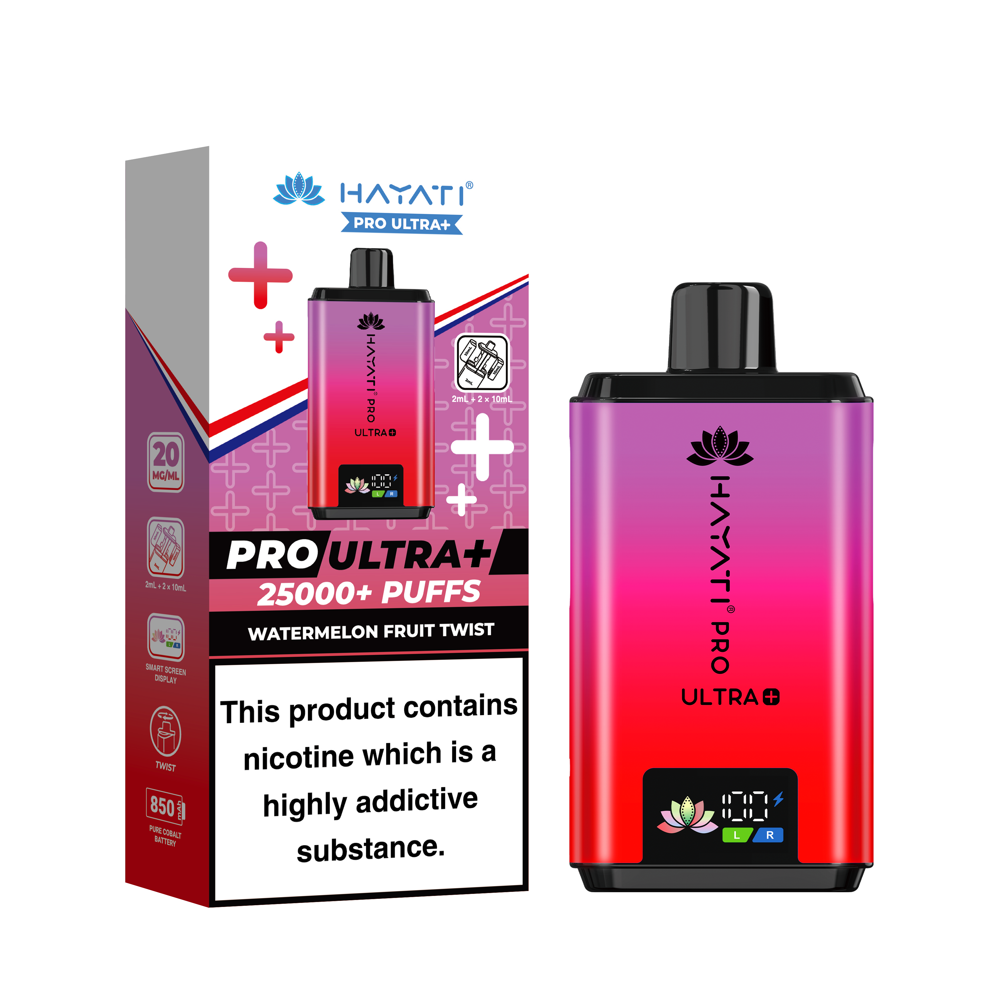 Hayati Pro Ultra + 25K Prefilled Pod Kit