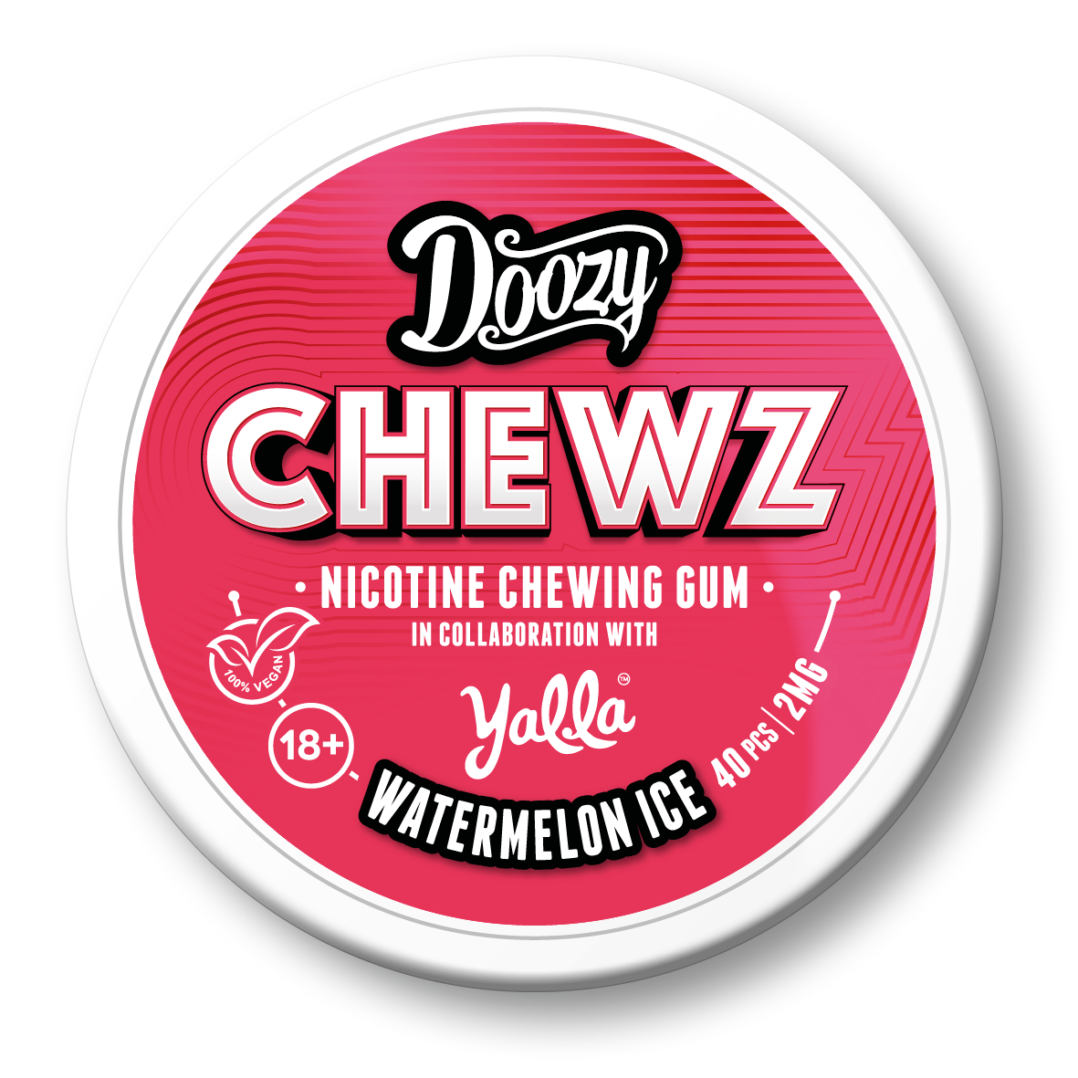 Doozy Chewz Watermelon Ice Nicotine Chewing Gum