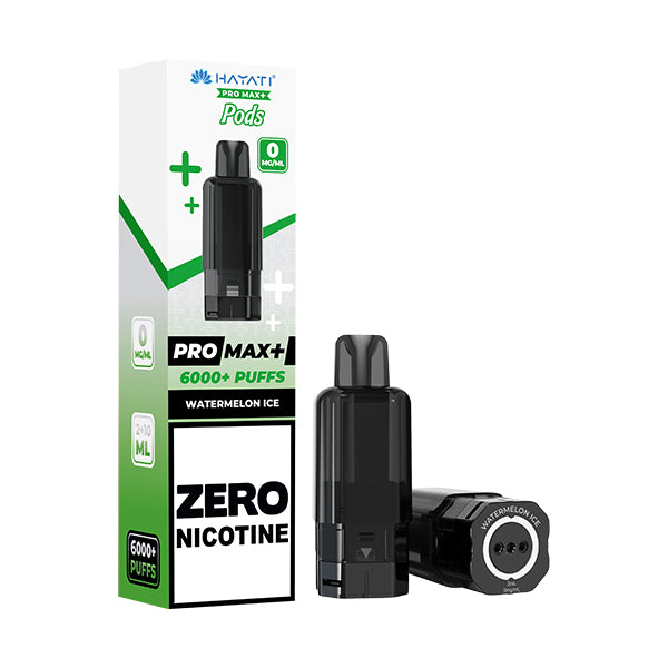 Hayati Pro Max 6000 + Prefilled Pod ZERO NICOTINE - Watermelon Ice