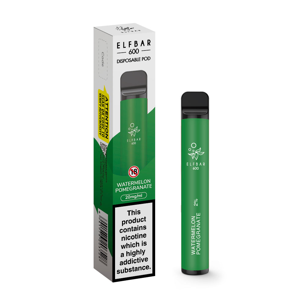 Elf Bar 600 Disposable Vape Device 20mg