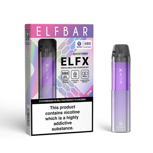 ELFX Pod Kit by Elf Bar - Purple