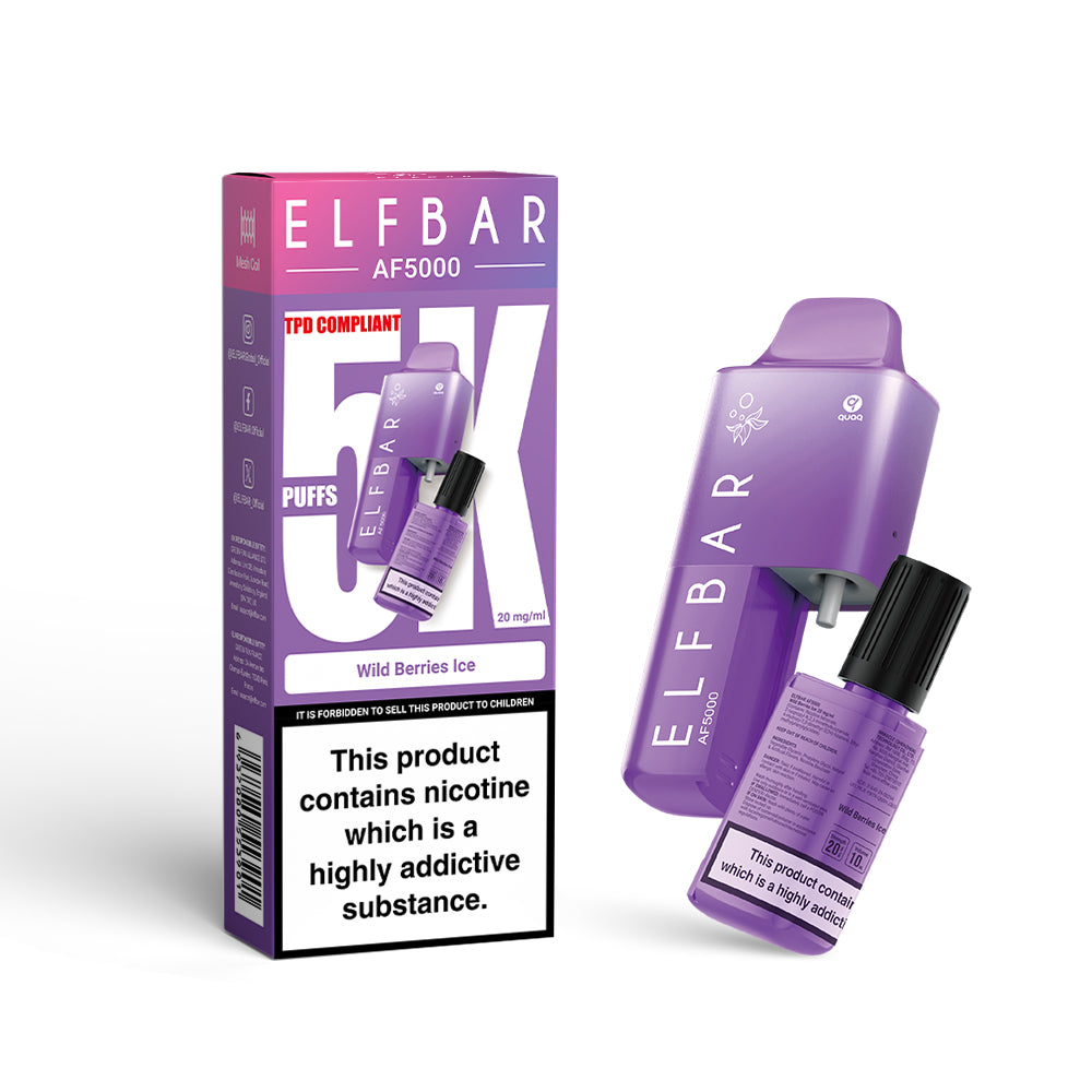 Elf Bar AF5000 Disposable Vape - Wild Berries Ice