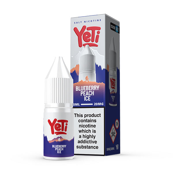 Yeti Summit Series Blueberry Peach Ice 10ml Nic Salt
