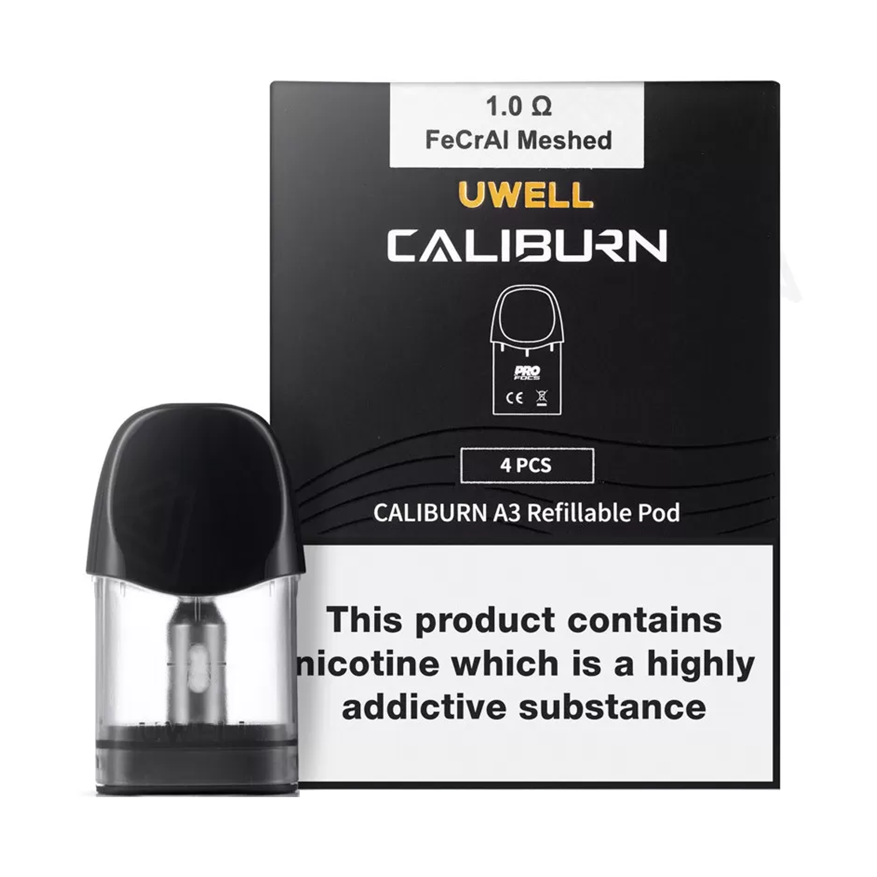 Uwell Caliburn A3 Replacement Pods 4pk