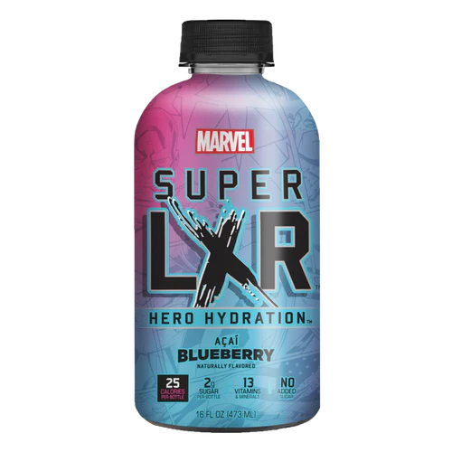 AriZona x Marvel Super LXR Acai Blueberry Hydration Drink