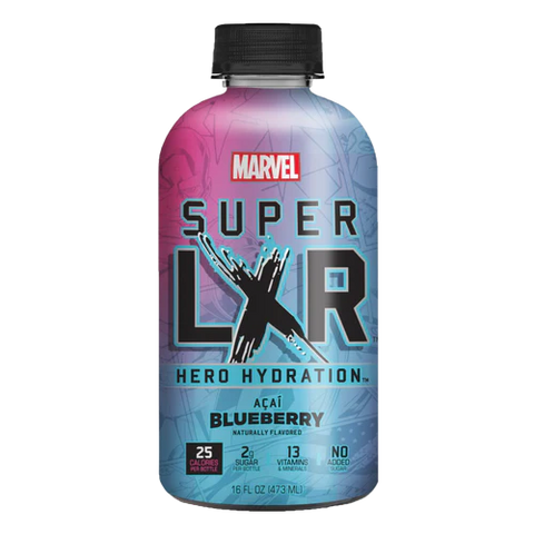 AriZona x Marvel Super LXR Acai Blueberry Hydration Drink