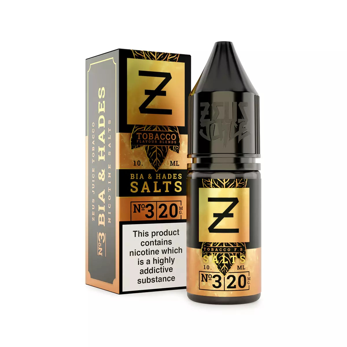 Zeus Juice Bia & Hades 10ml Nic Salt