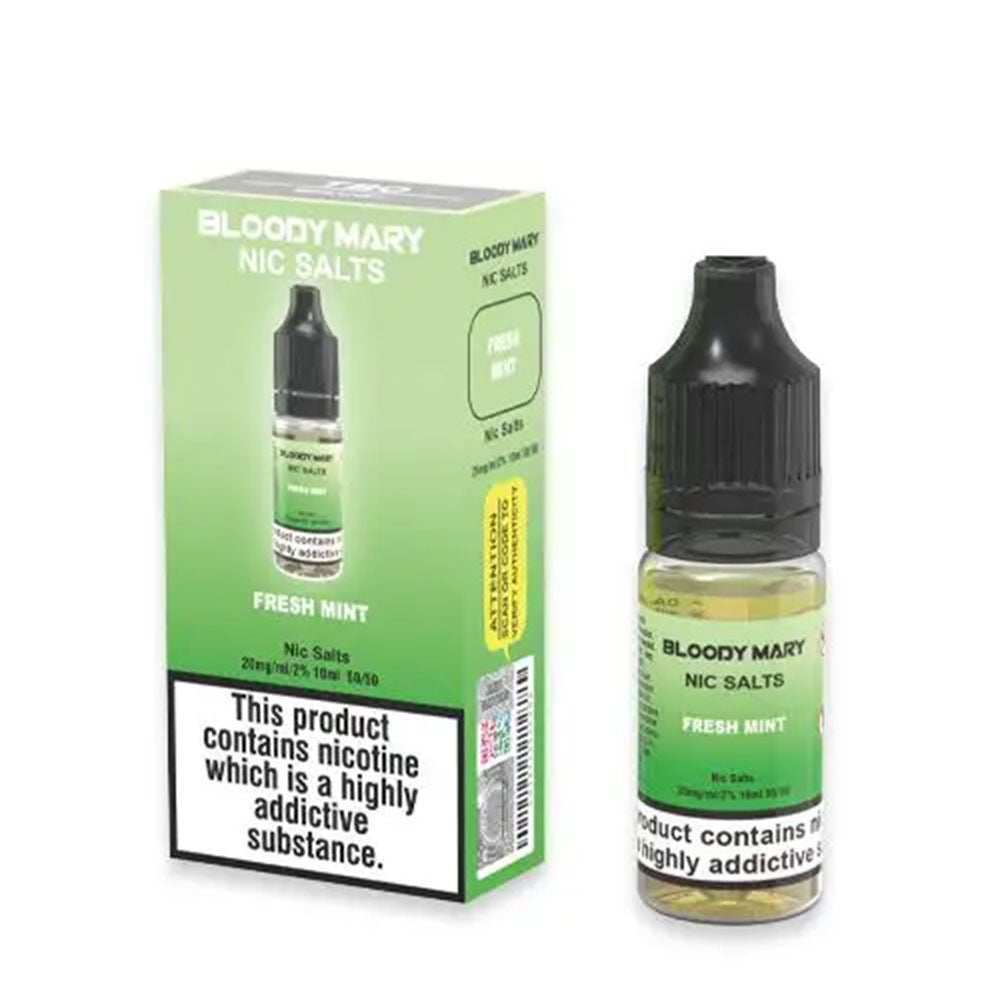 Fresh Mint Nic Salt by Bloody Mary - Nic Salts UK