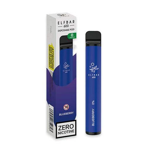 Elf Bar 600 Disposable Vape Device (0MG ZERO NICOTINE)