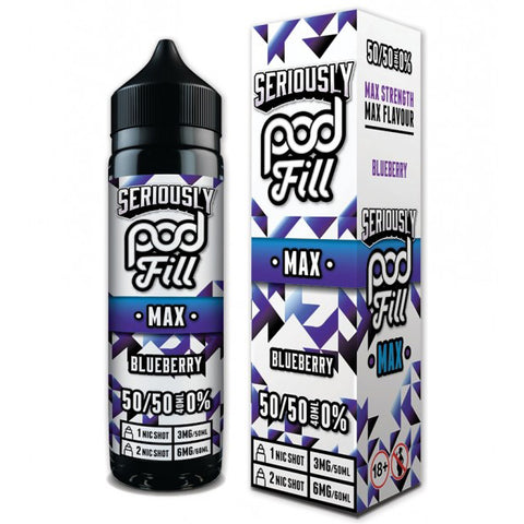 Seriously Pod Fill Max Blueberry 40ml Shortfill