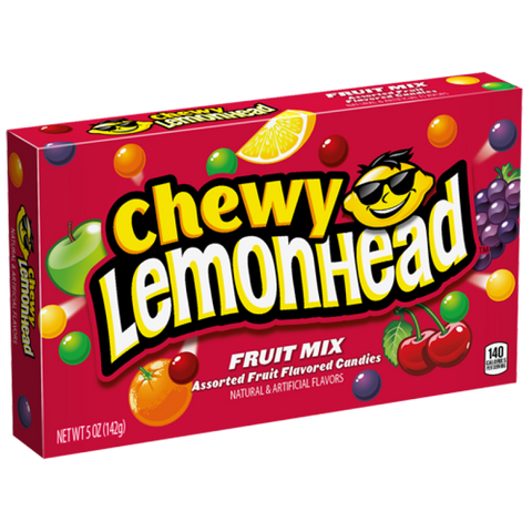 Chewy Lemonheads Fruit Mix Theatre Box 5oz 12pk