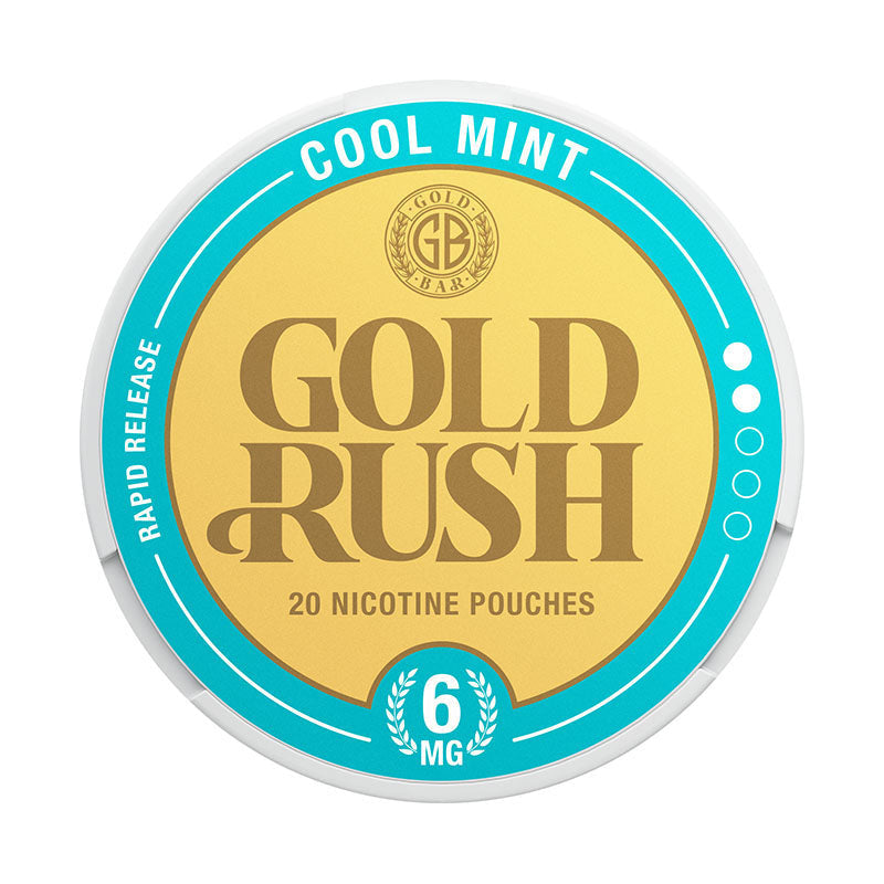 Gold Rush Cool Mint Nicotine Pouches - 6mg