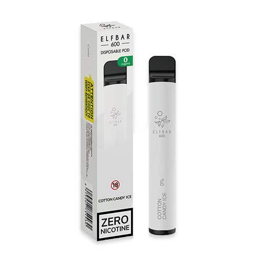 Elf Bar 600 Disposable Vape Device (0MG ZERO NICOTINE)