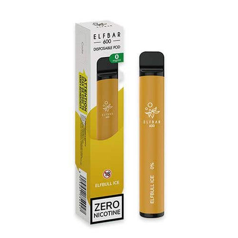 Elf Bar 600 Disposable Vape Device (0MG ZERO NICOTINE)