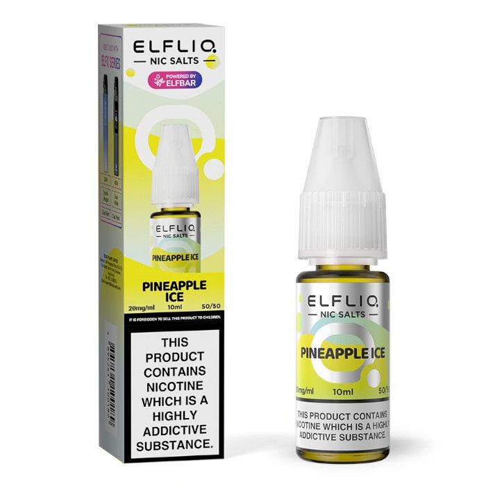 ELFLIQ Official Elf Bar Nic Salt 10ml Pineapple Ice