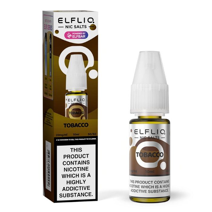 ELFLIQ Official Elf Bar Nic Salt 10ml Tobacco