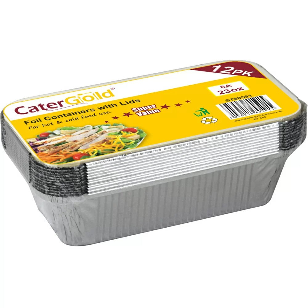 Value Pack No 6A Foil container 12pk