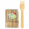 CaterGold Eco-Bio Wooden Forks 50pk