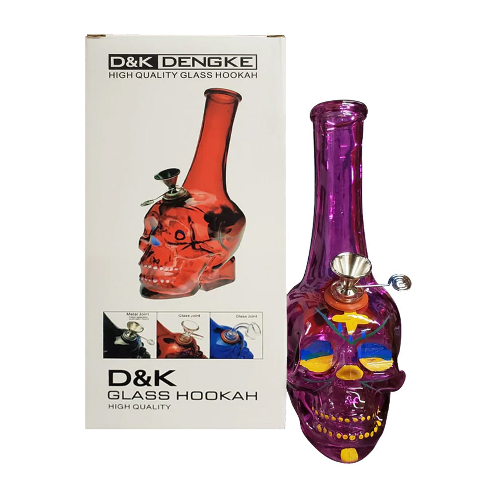 D&K Glass Hookah Skull  (SM2110 DK6454 )