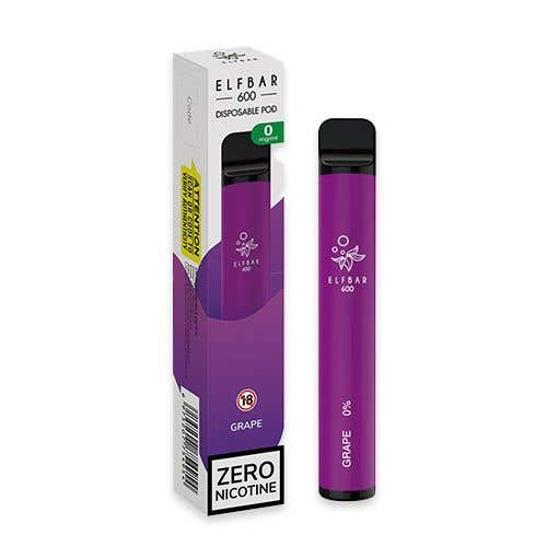 Elf Bar 600 Disposable Vape Device (0MG ZERO NICOTINE)