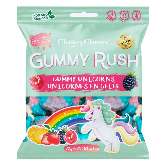 Cheery Chews Gummy Unicorns (Box of 12)