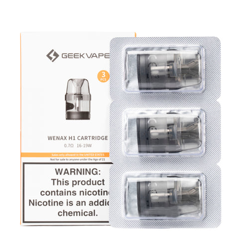 Geekvape Wenax H1 Replacement Pods 3pk