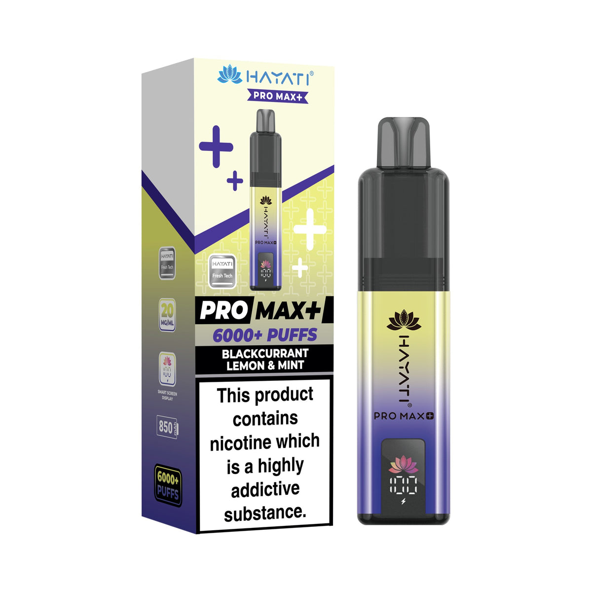 Hayati Pro Max 6000 Pod Kit - Blackcurrant Lemon & Mint