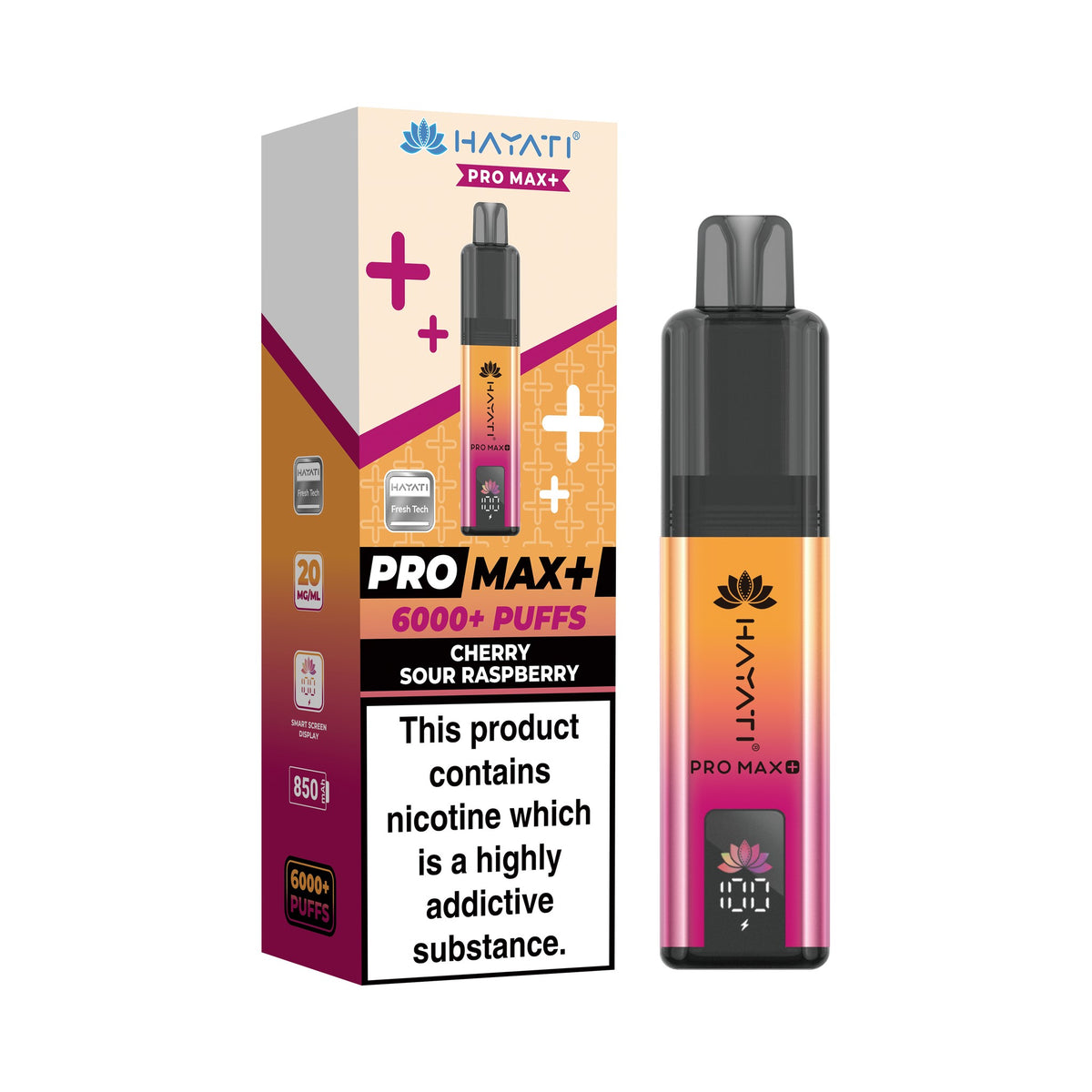 Hayati Pro Max 6000 Pod Kit - Cherry Sour Raspberry