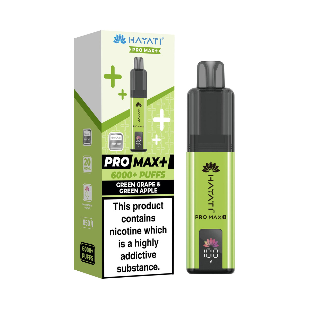 Hayati Pro Max 6000 Pod Kit - Green Grape & Green Apple