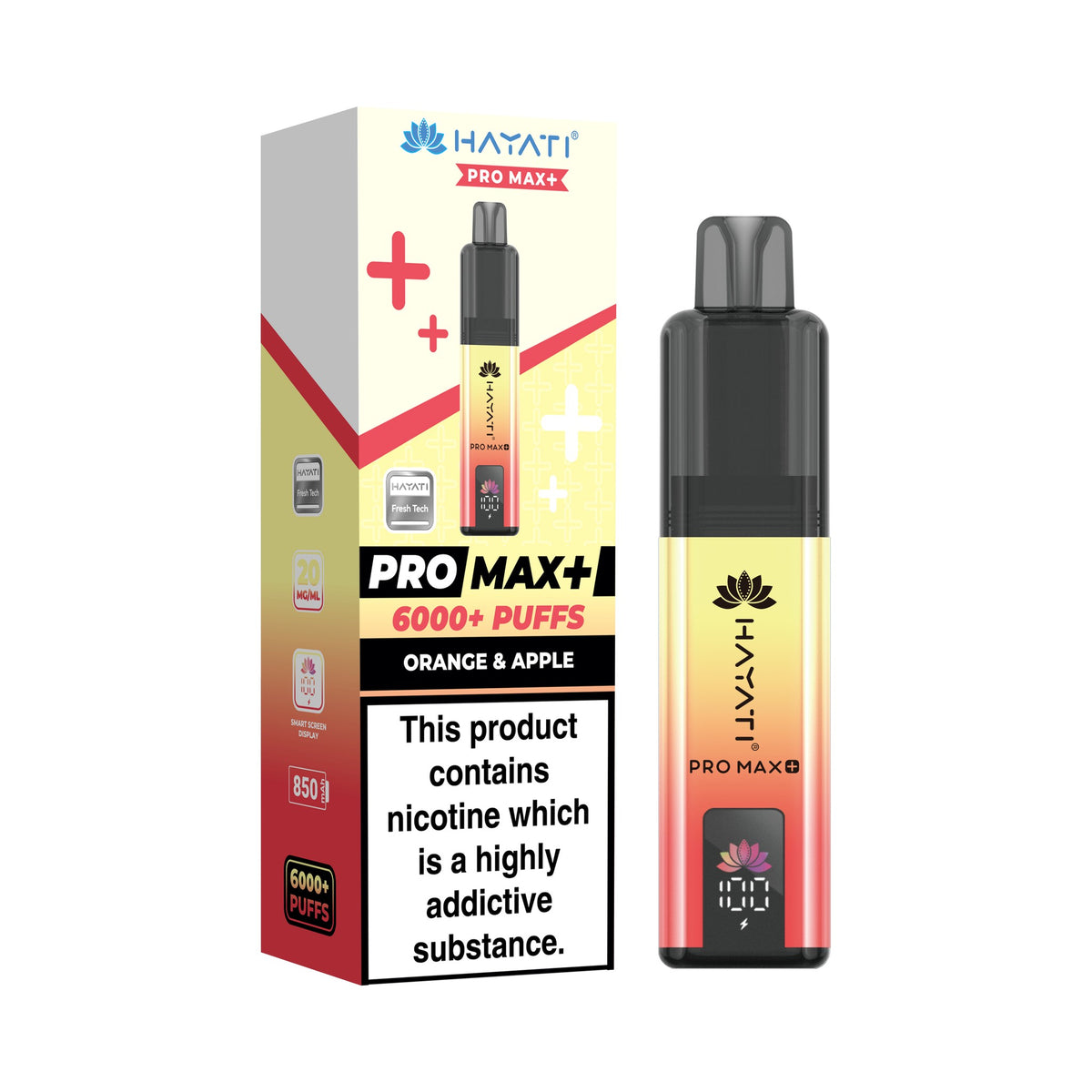 Hayati Pro Max 6000 Pod Kit - Orange & Apple