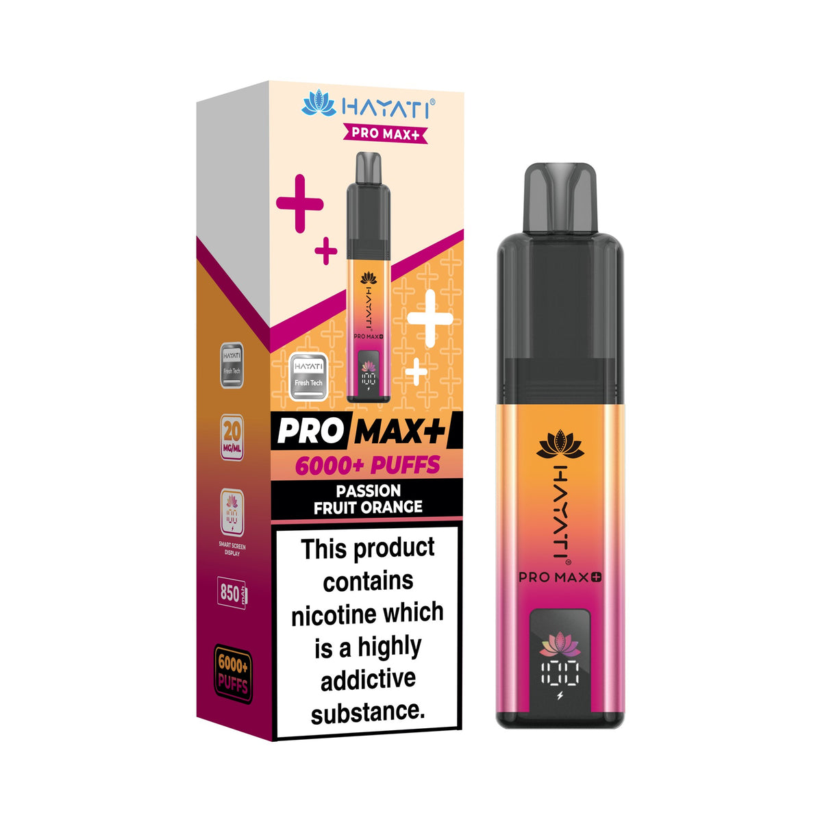 Hayati Pro Max 6000 Pod Kit - Passion Fruit Orange