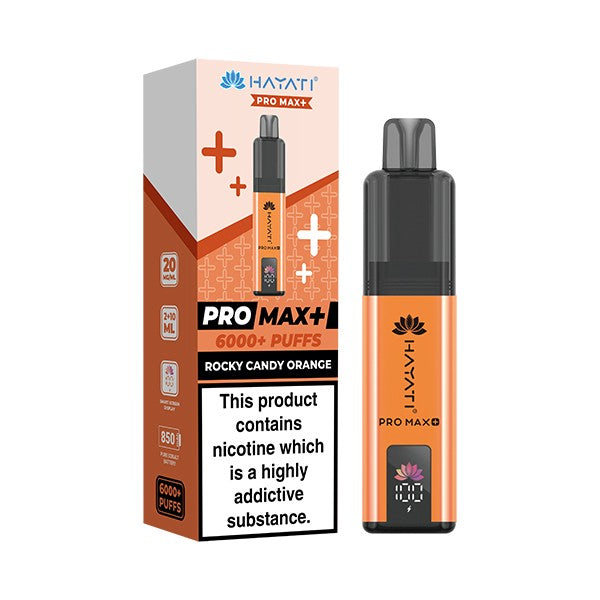 Hayati Pro Max 6000 Pod Kit - Rocky Candy Orange