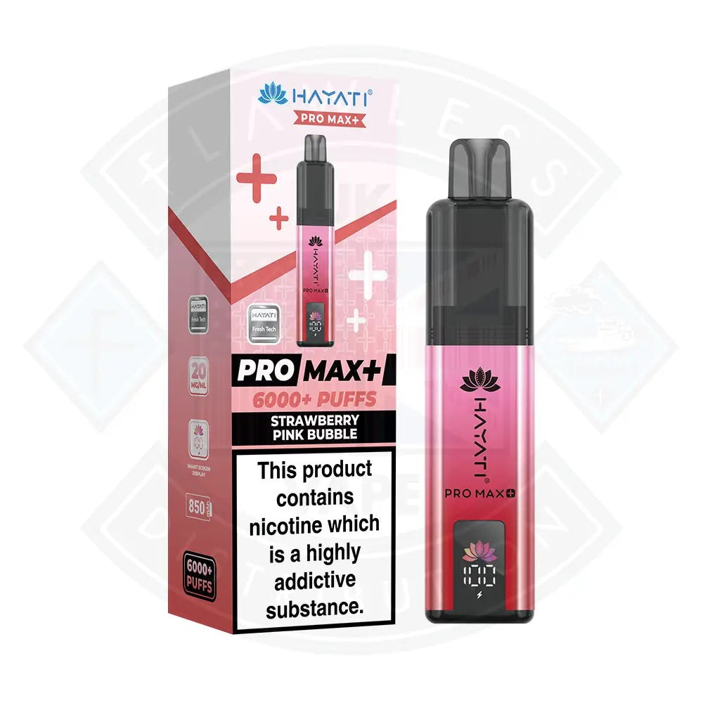 Hayati Pro Max 6000 Pod Kit - Strawberry Pink Bubble